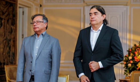 Gustavo Petro y Gustavo Bolívar