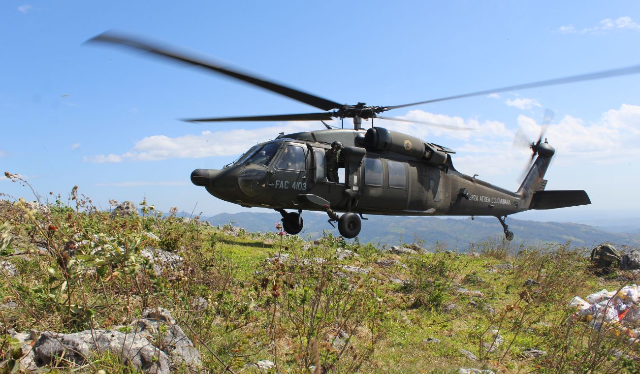 Helicópteros del Ejército Nacional