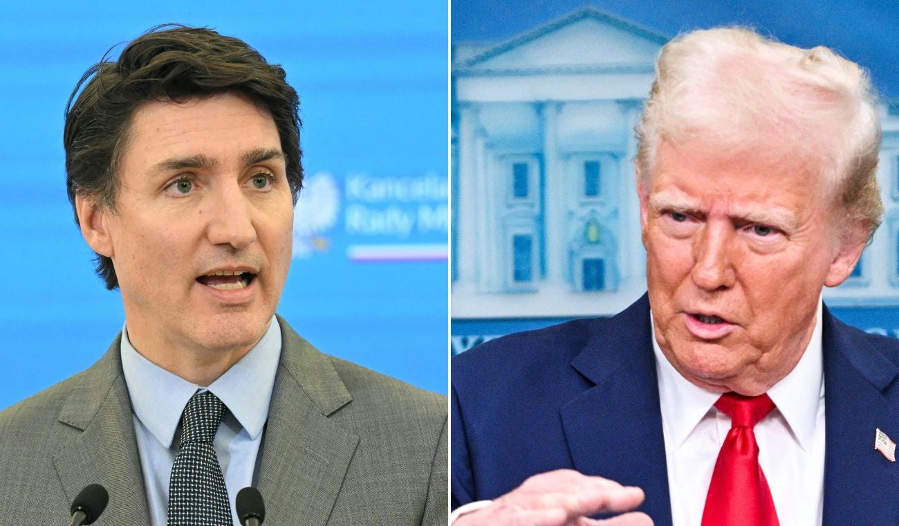 Justin Trudeau y Donald Trump