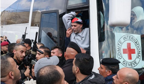 Liberación de palestinos