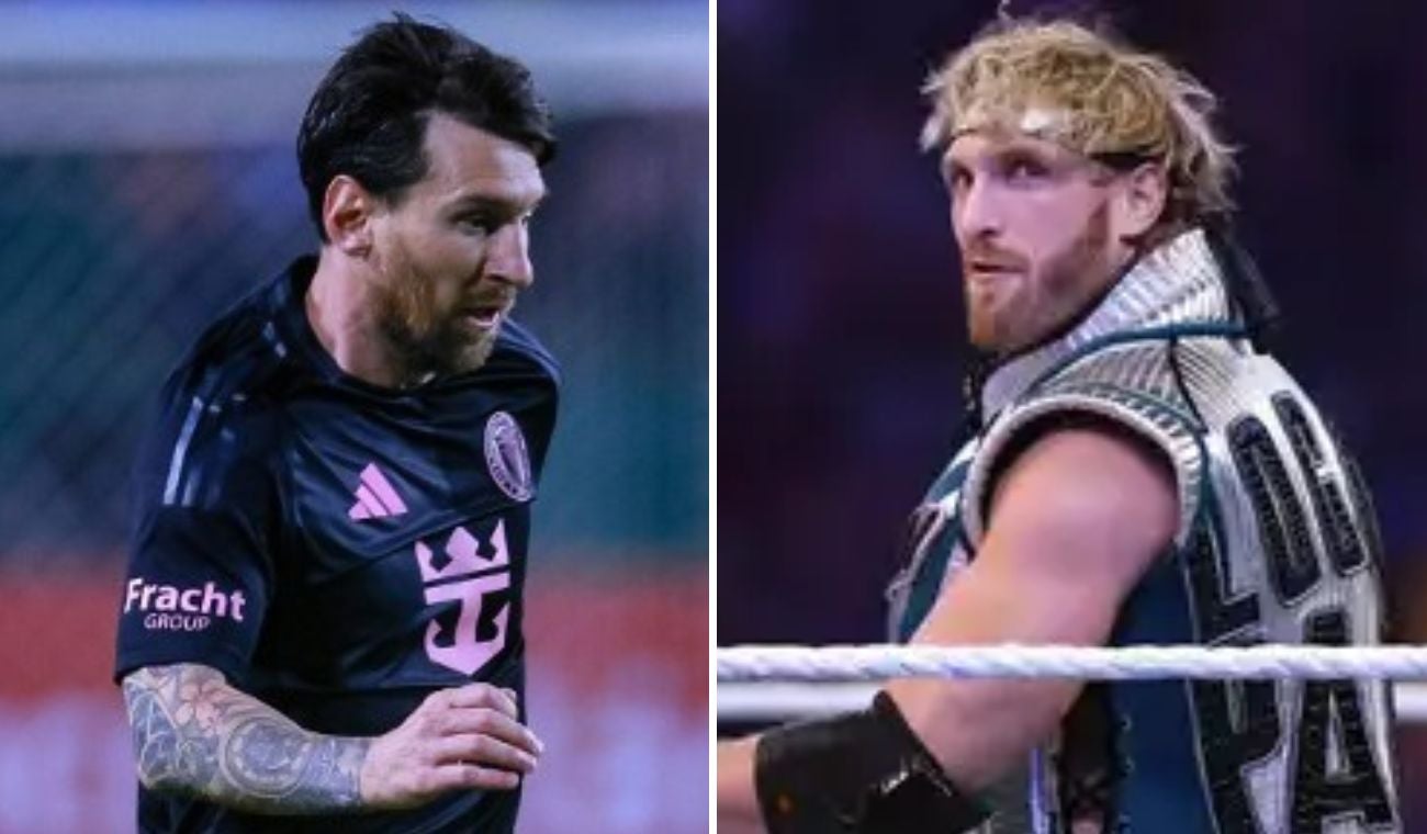 Lionel Messi y Logan Paul