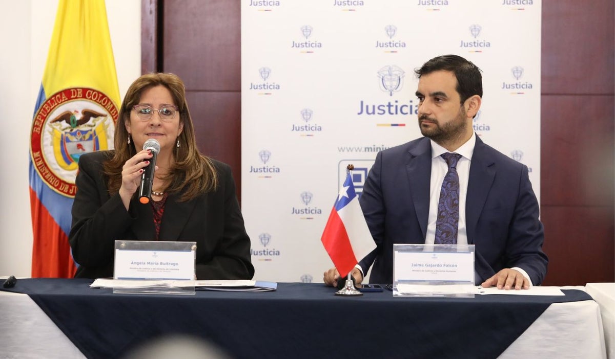 Ministros de Justicia de Colombia y Chile