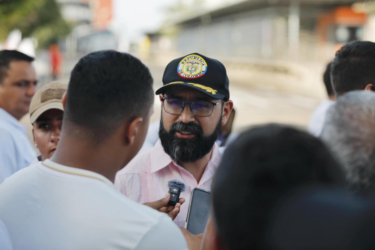 El ministro de Minas, Andrés Camacho, quien habló de alzas en el gas