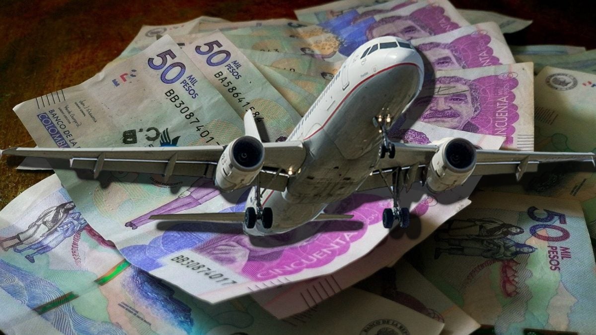 Pesos colombianos/Avion