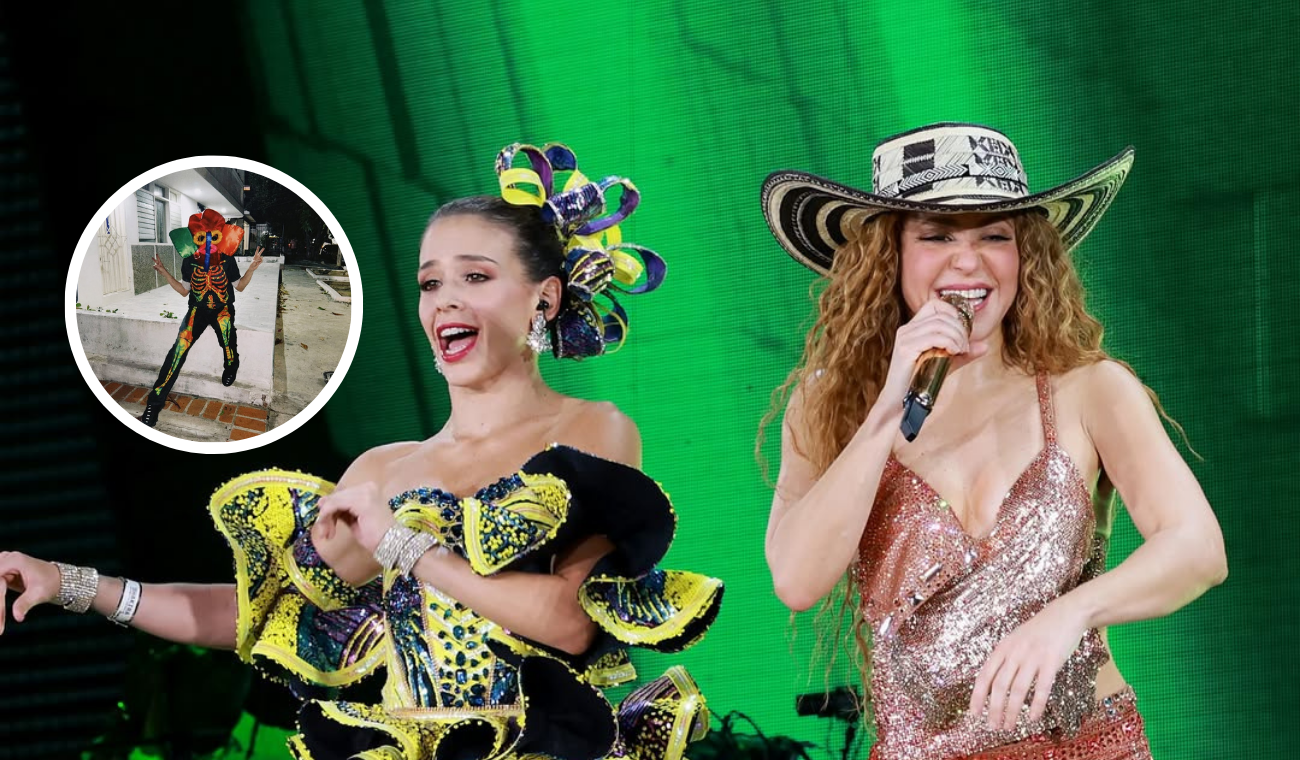 Shakira se infiltró en La Guacherna con sus hijos y se gozó el Carnaval de Barranquilla