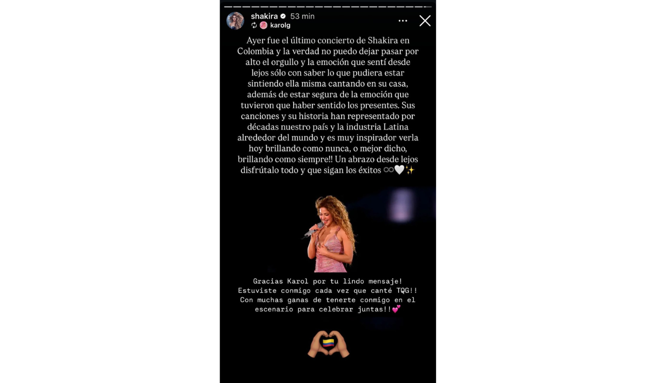 ¿SHAKIRA confirmó a KAROL G para su CONCIERTO de Medellín?