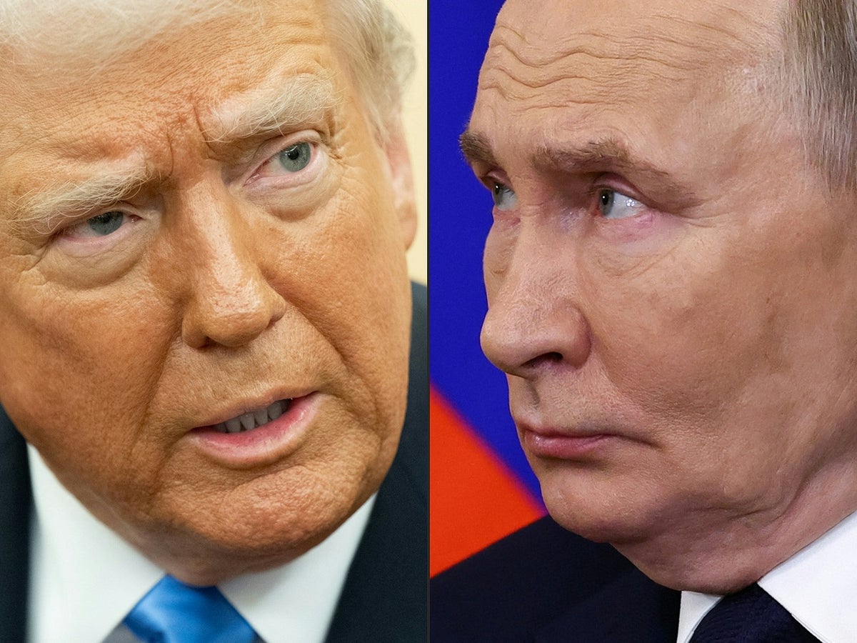 Los presidentes de Estados Unidos y Rusia, Donald Trump y Vladimir Putin