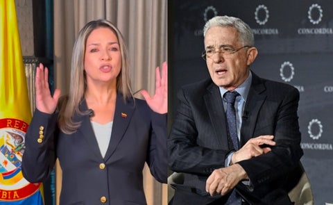 Vicky Dávila dijo si elegiría a Álvaro Uribe como vicepresidente