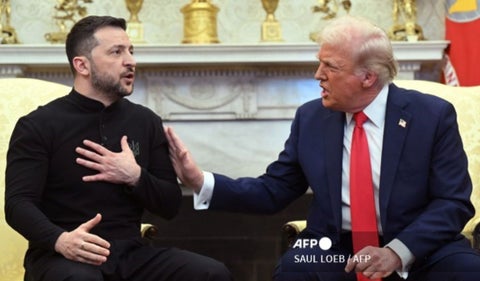 Zelenski y Trump