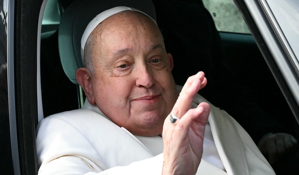 El papa Francisco, que envió un mensaje al mundo desde el hospital