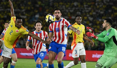 Colombia empató 2-2 con Paraguay por Eliminatorias