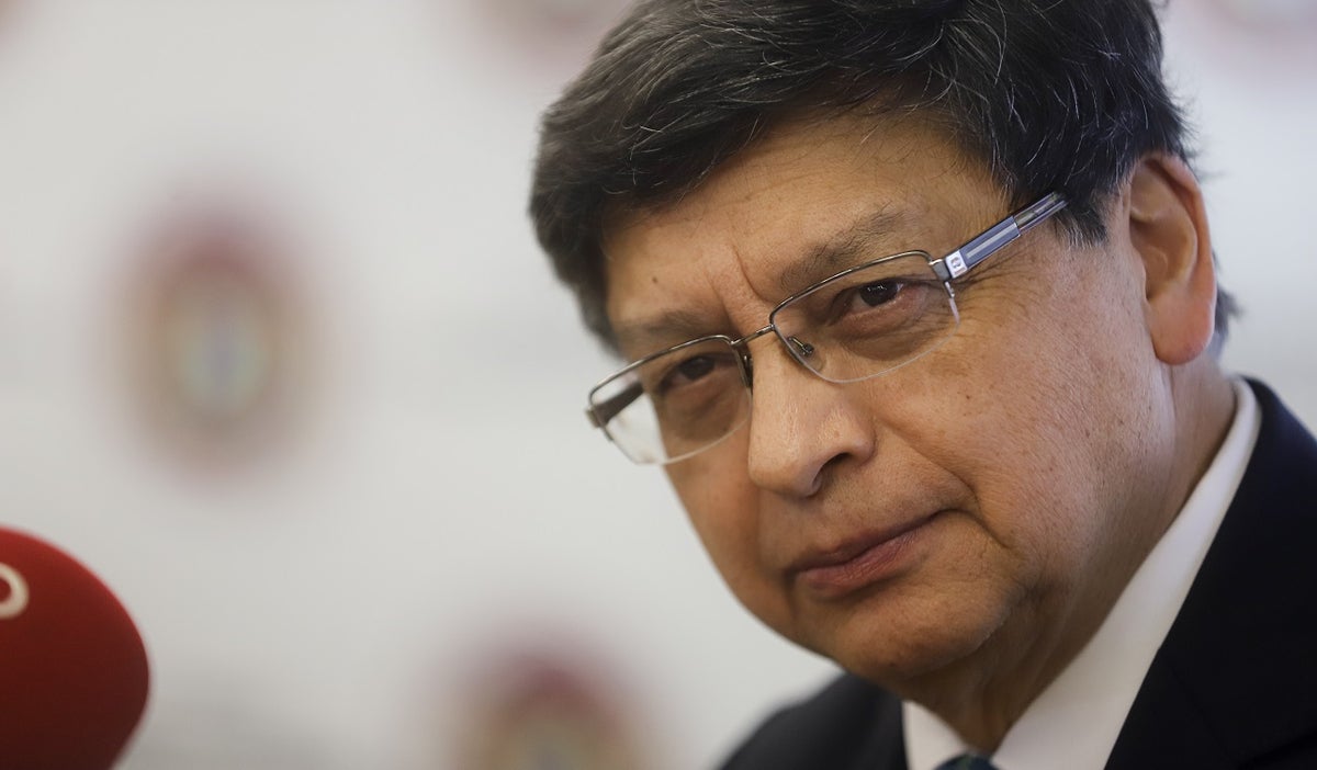 Magistrado Jorge Ibáñez, quien suspendió discusión de reforma pensional en Colombia