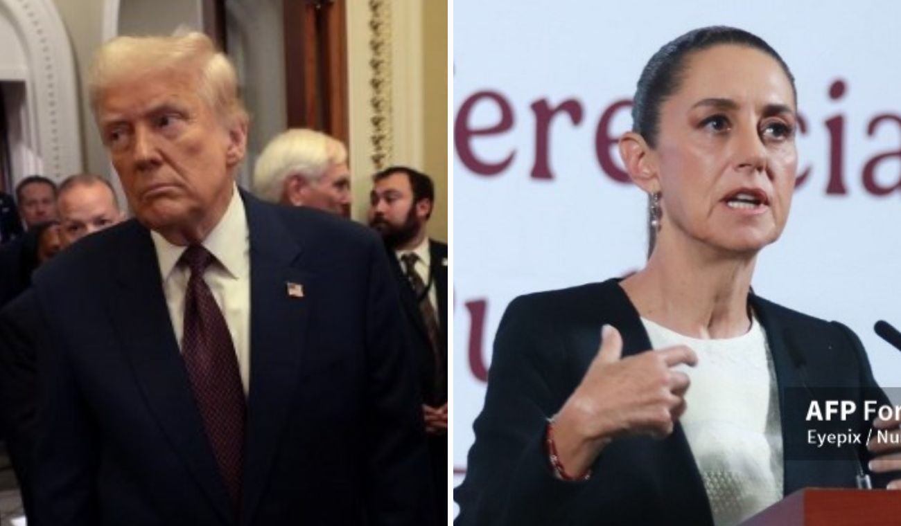 Donald Trump y Claudia Sheinbaum