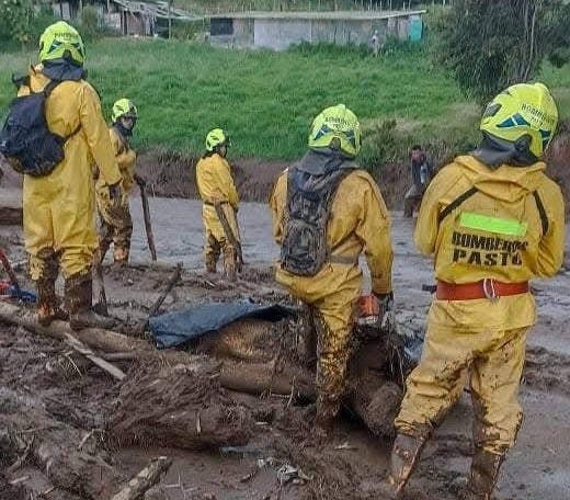 Avalancha en Pasto: identifican tres cuerpos sin vida