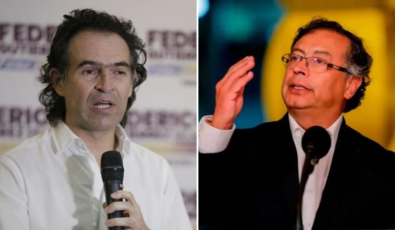 Federico Gutiérrez y Gustavo Petro