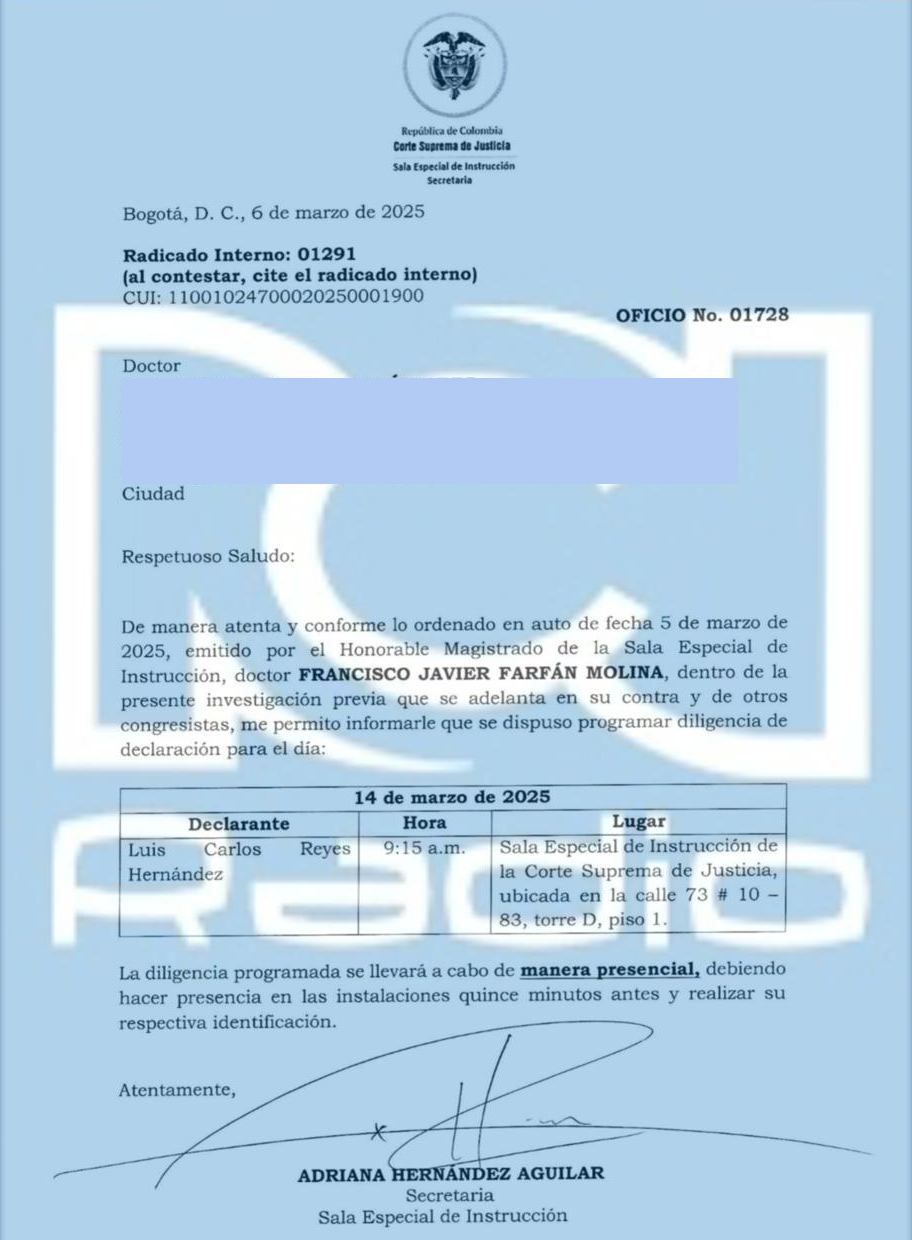 ExMinComercio a declarar por 
