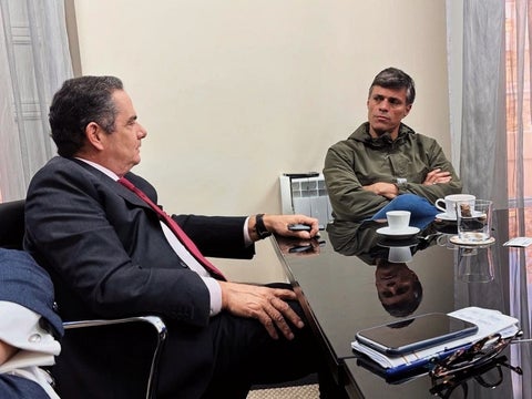 Germán Vargas Lleras y Leopoldo López