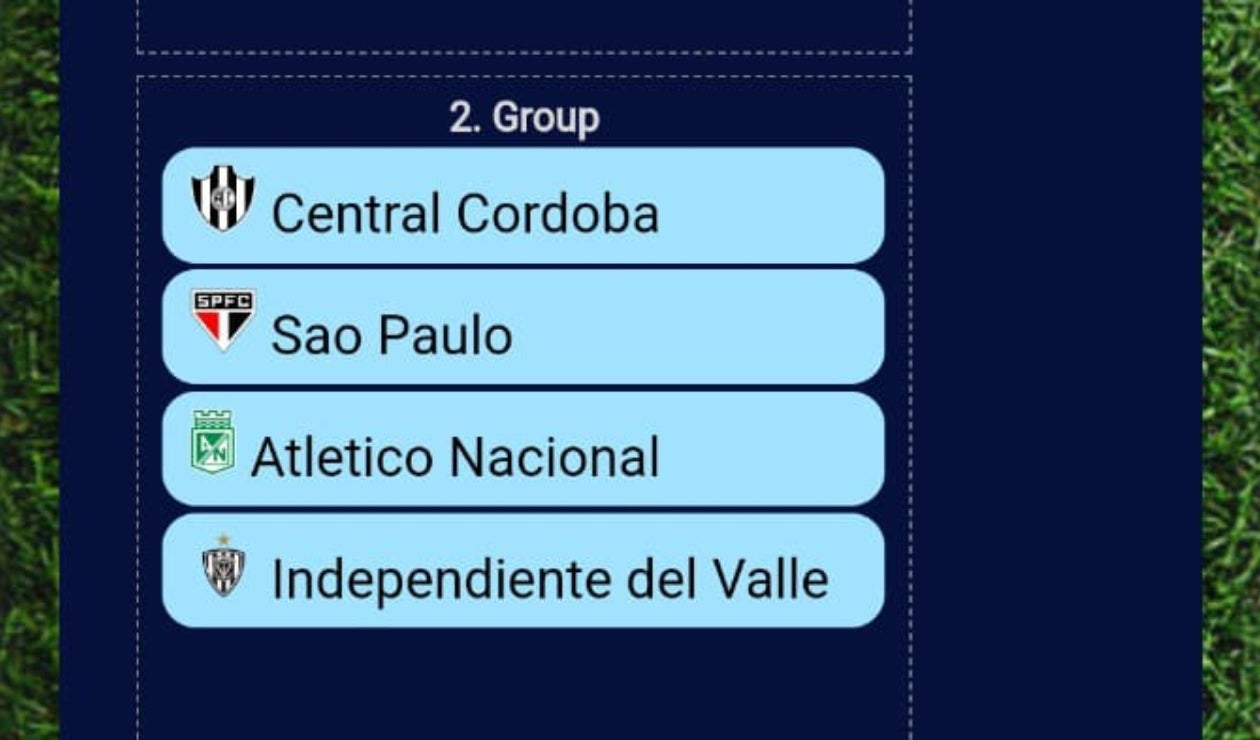 Nacional ya tendría grupo en Libertadores: posibles rivales