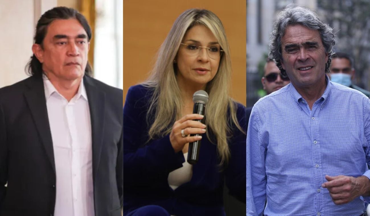 Gustavo Bolívar, Vicky Dávila y Sergio Fajardo
