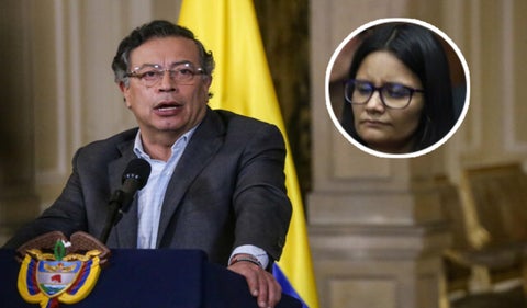 Gustavo Petro y Angie Rodríguez