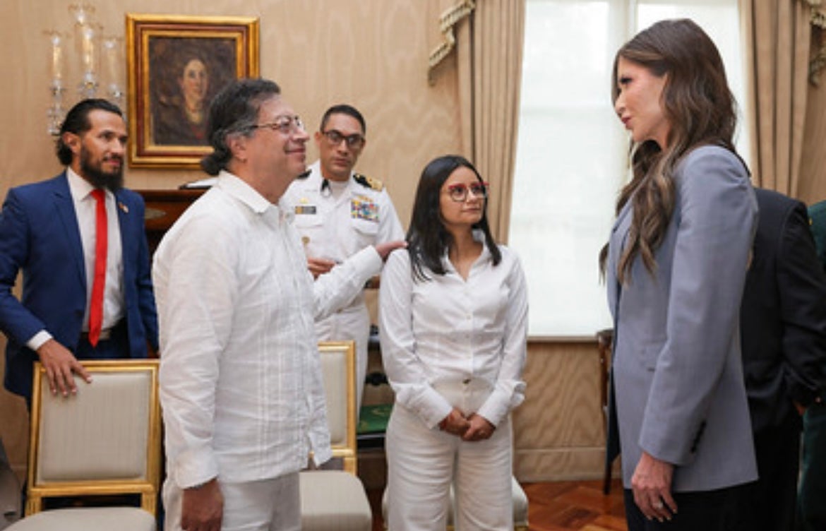 Petro se reunió con secretaria de Seguridad de EE. UU.