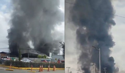 Incendio en Mosquera