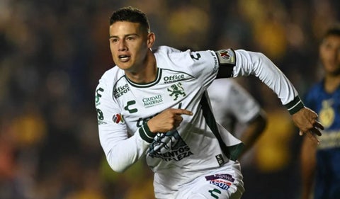 James Rodríguez con el Club León