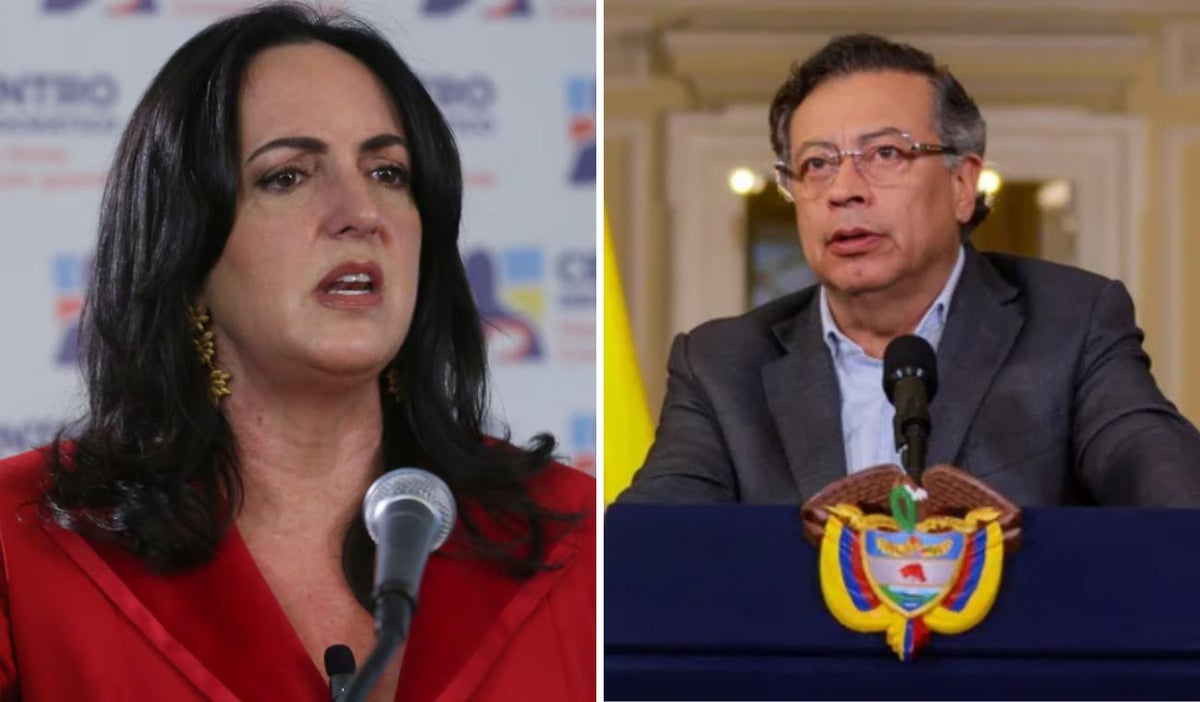 María Fernanda Cabal y Gustavo Petro