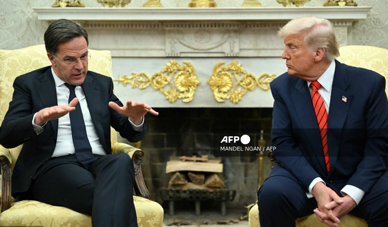 Trump y Mark Rutte