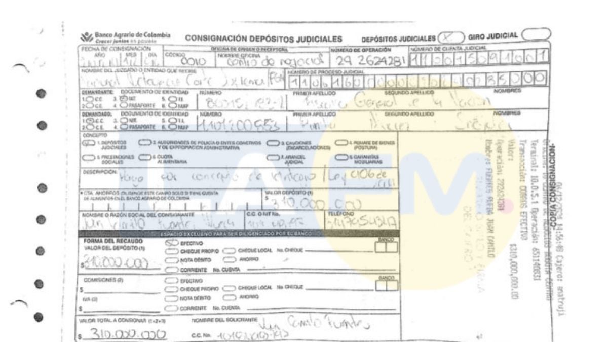 UNGRD: Sneyder Pinilla devuelve todo el dinero