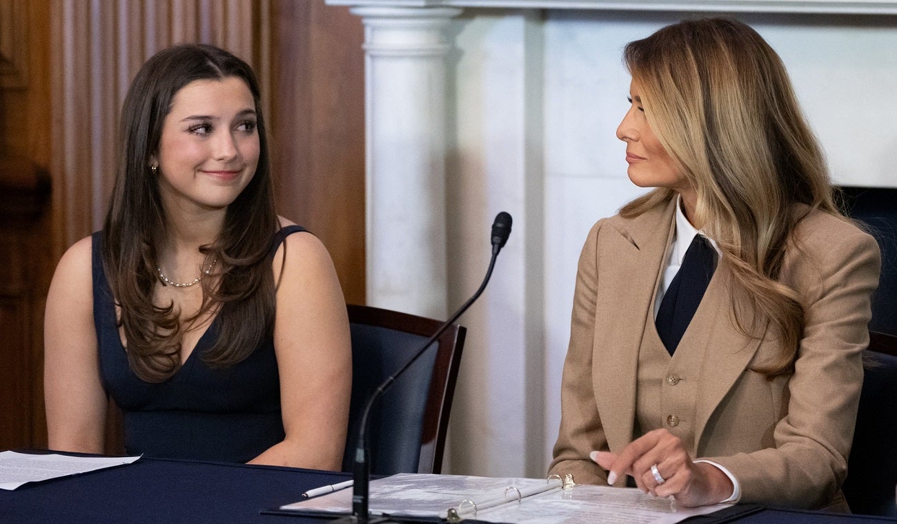 Reapareció Melania Trump en la Casa Blanca