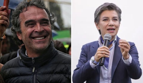 Sergio Fajardo y Claudia López