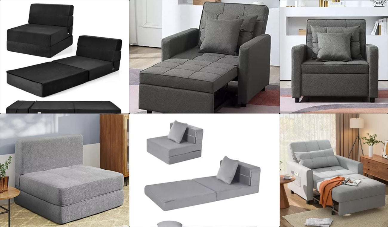 Opciones de sillones cama