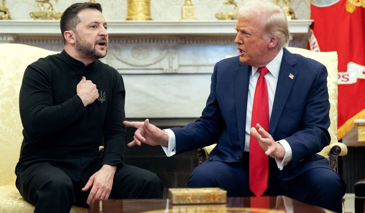 Zelenski y Trump