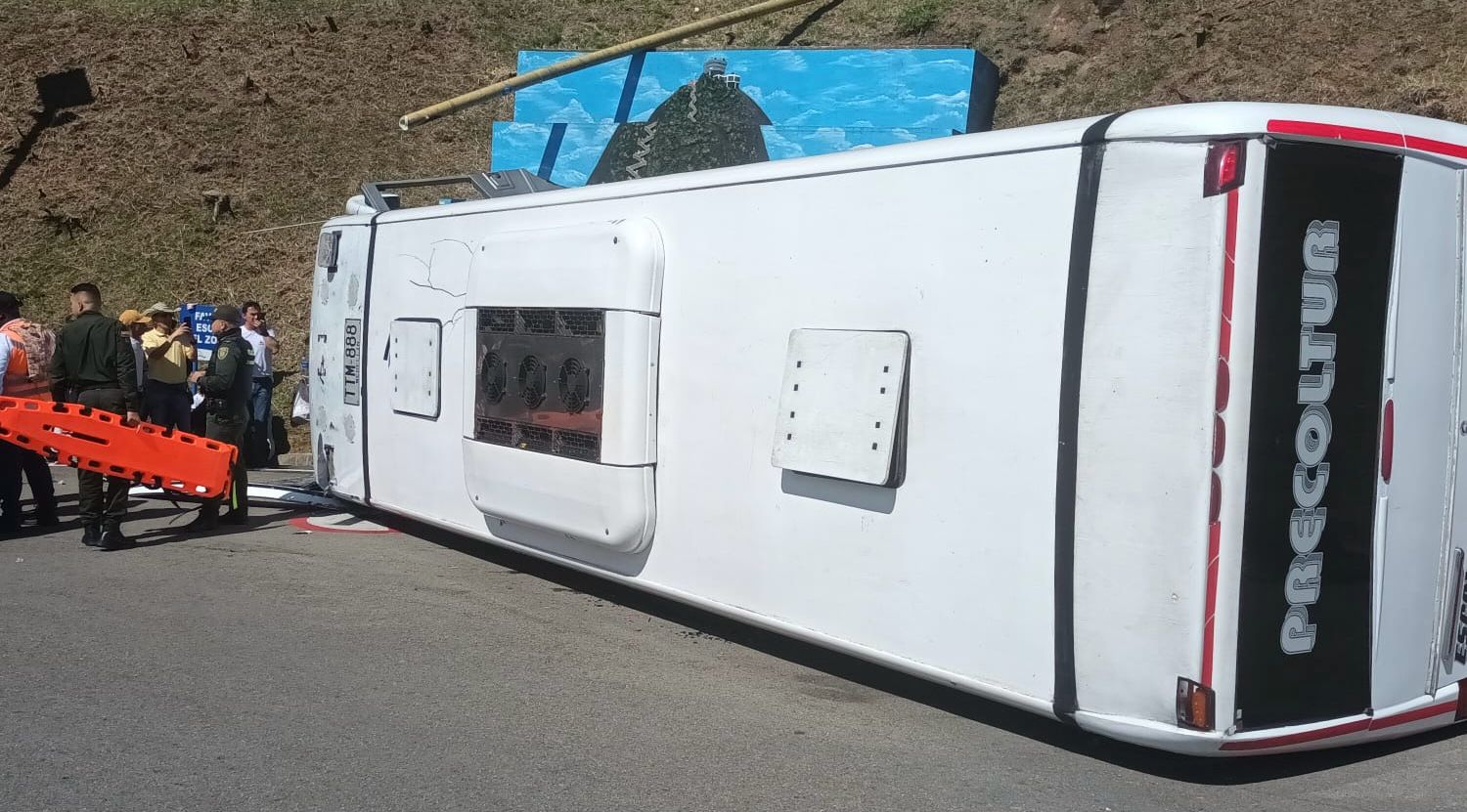 Accidente en la Piedra del Peñol
