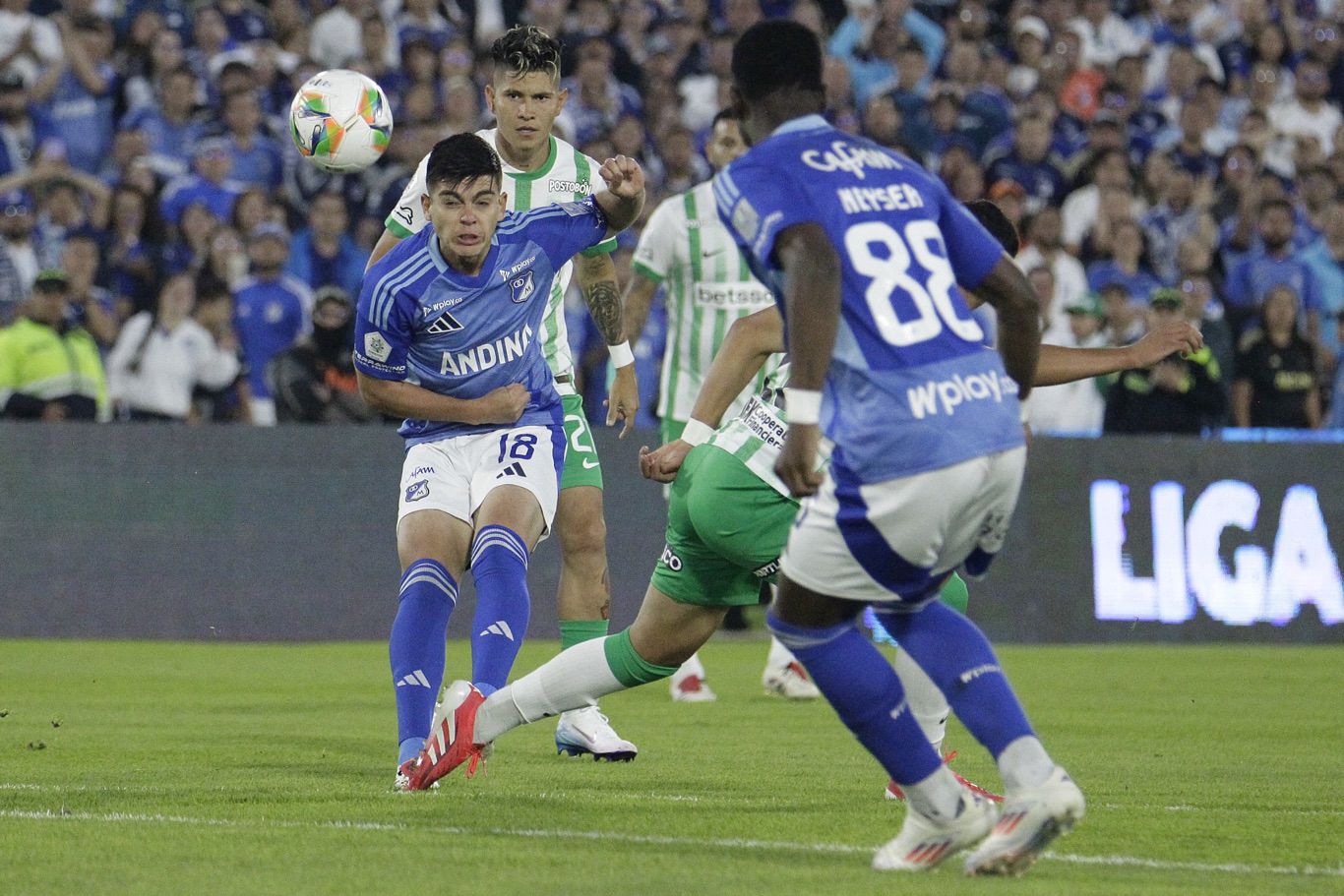 Liga BetPlay: Millonarios y Nacional empataron sin goles