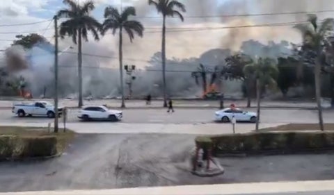 Accidente de avioneta en Boca Ratón