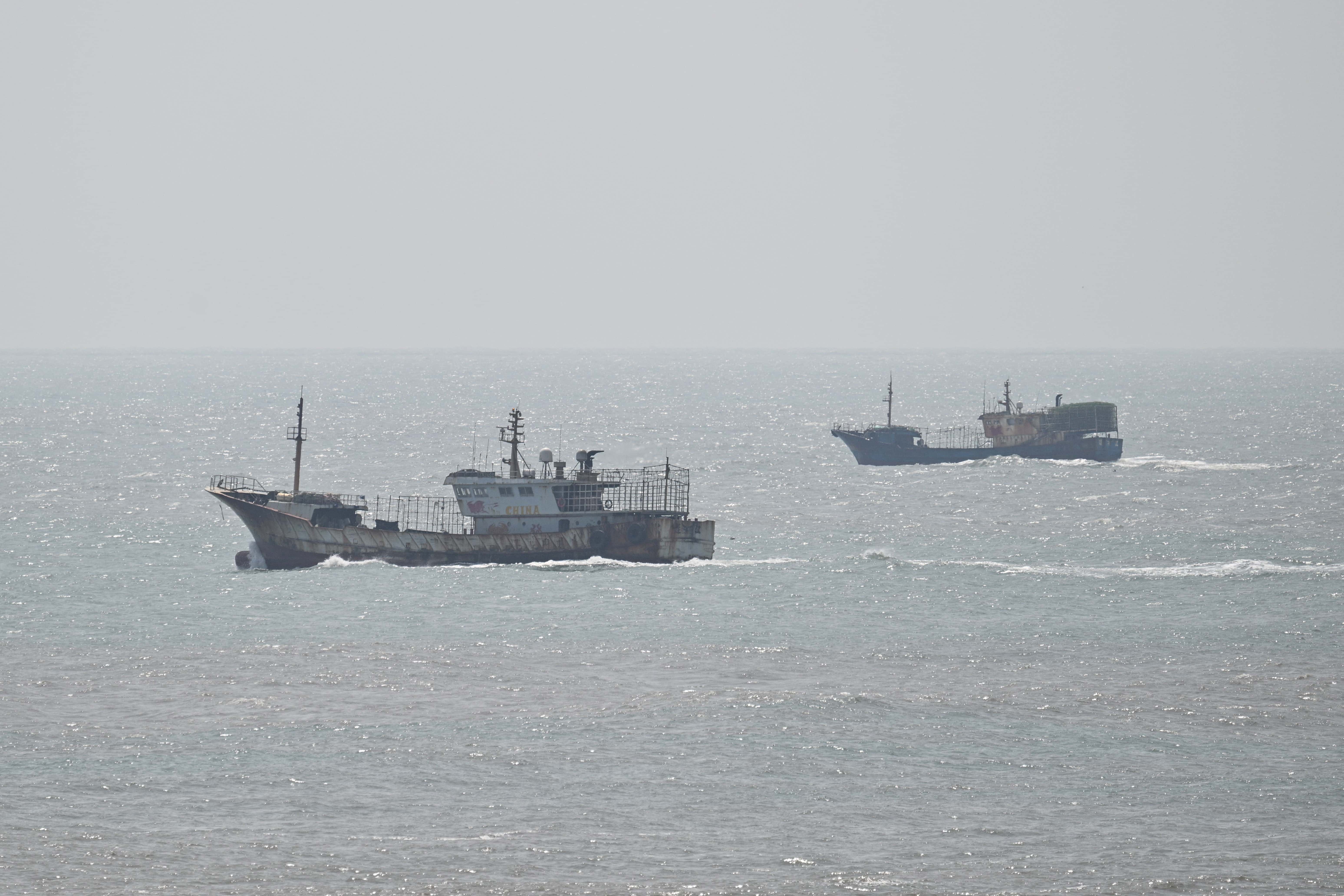 Barcos chinos rodean Taiwán