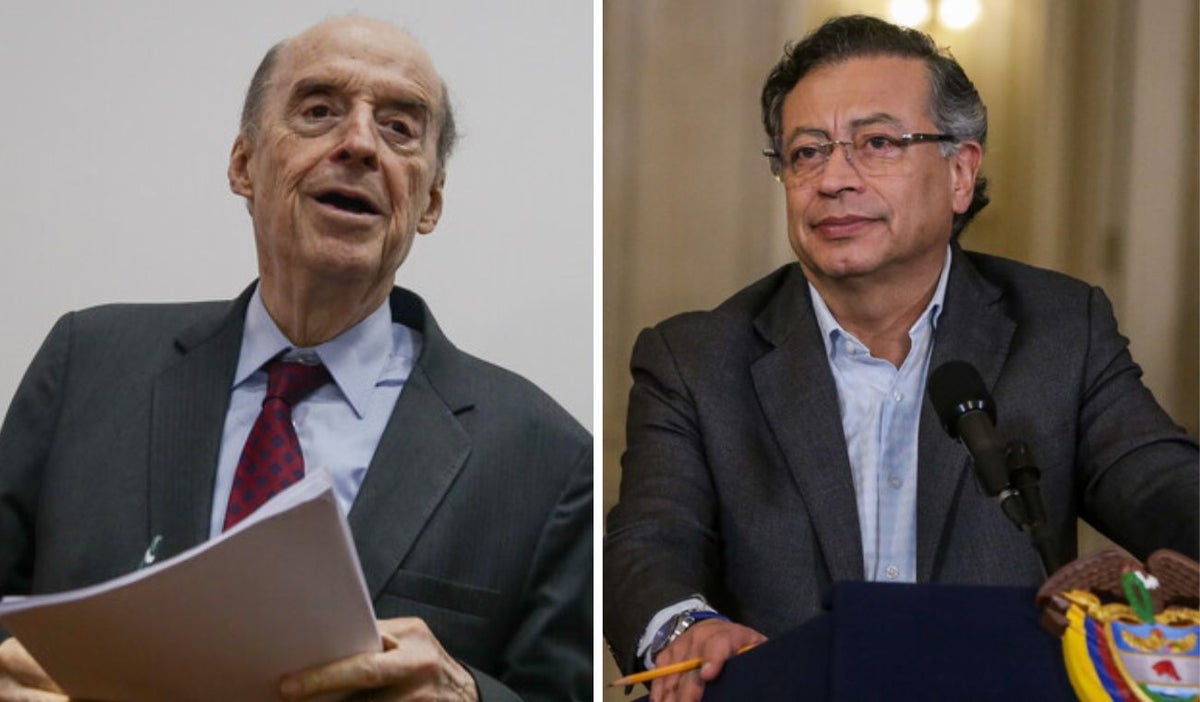 Álvaro Leyva y Gustavo Petro
