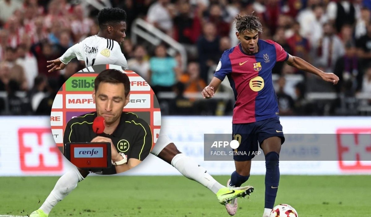 Árbitro del Real Madrid vs Barcelona