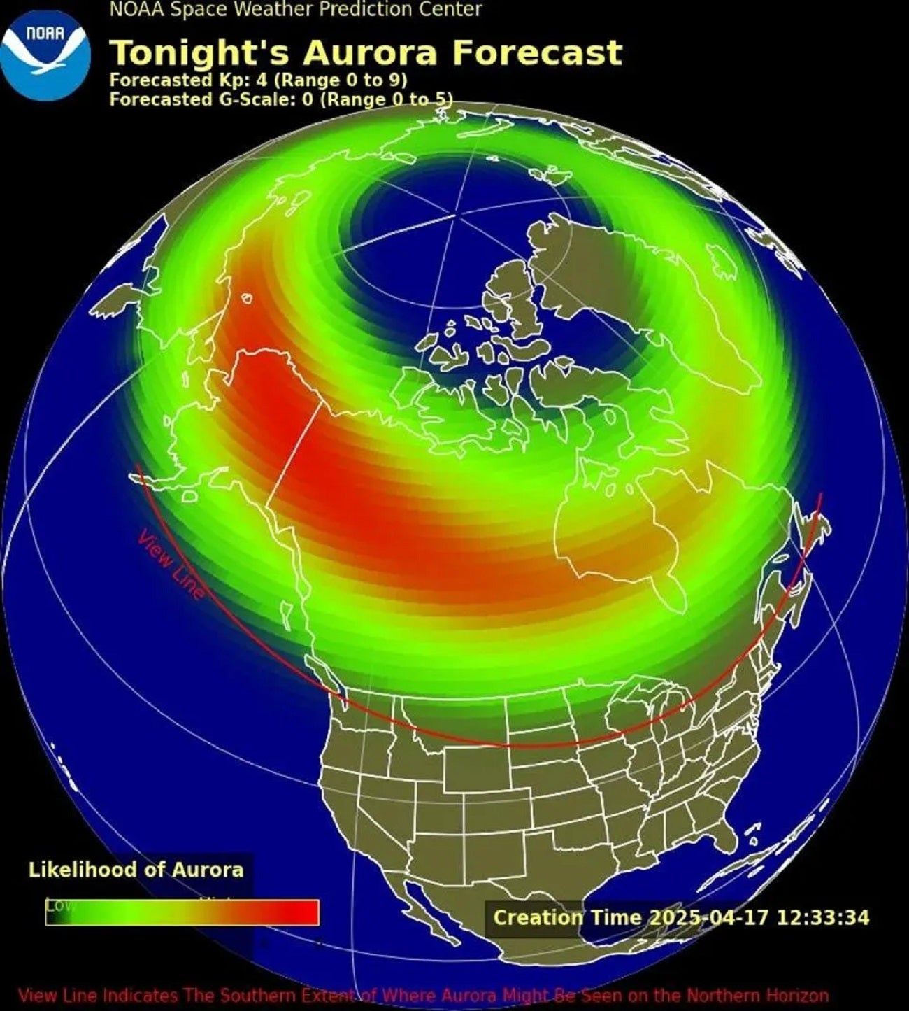 Cómo y dónde ver auroras boreales en Estados Unidos