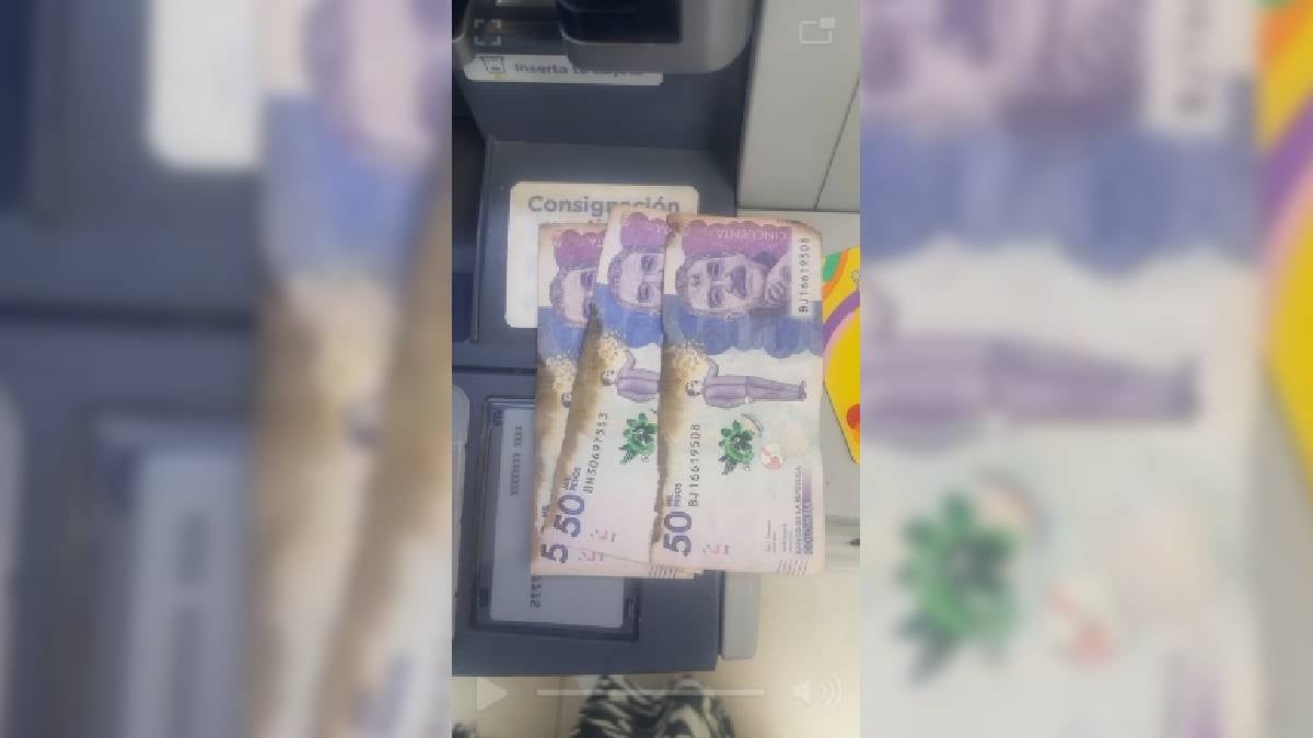 Billetes quemados - cajeros de Riohacha - Robo Aeropuerto