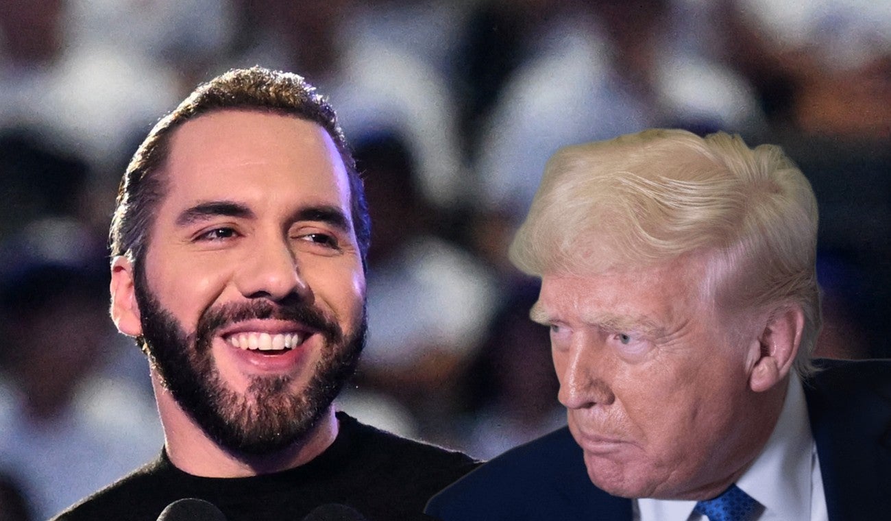 Nayib Bukele y Donald Trump