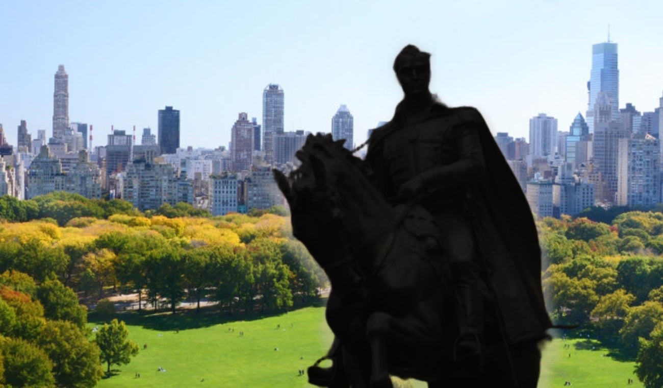 Estatua Simón Bolívar en Central Park