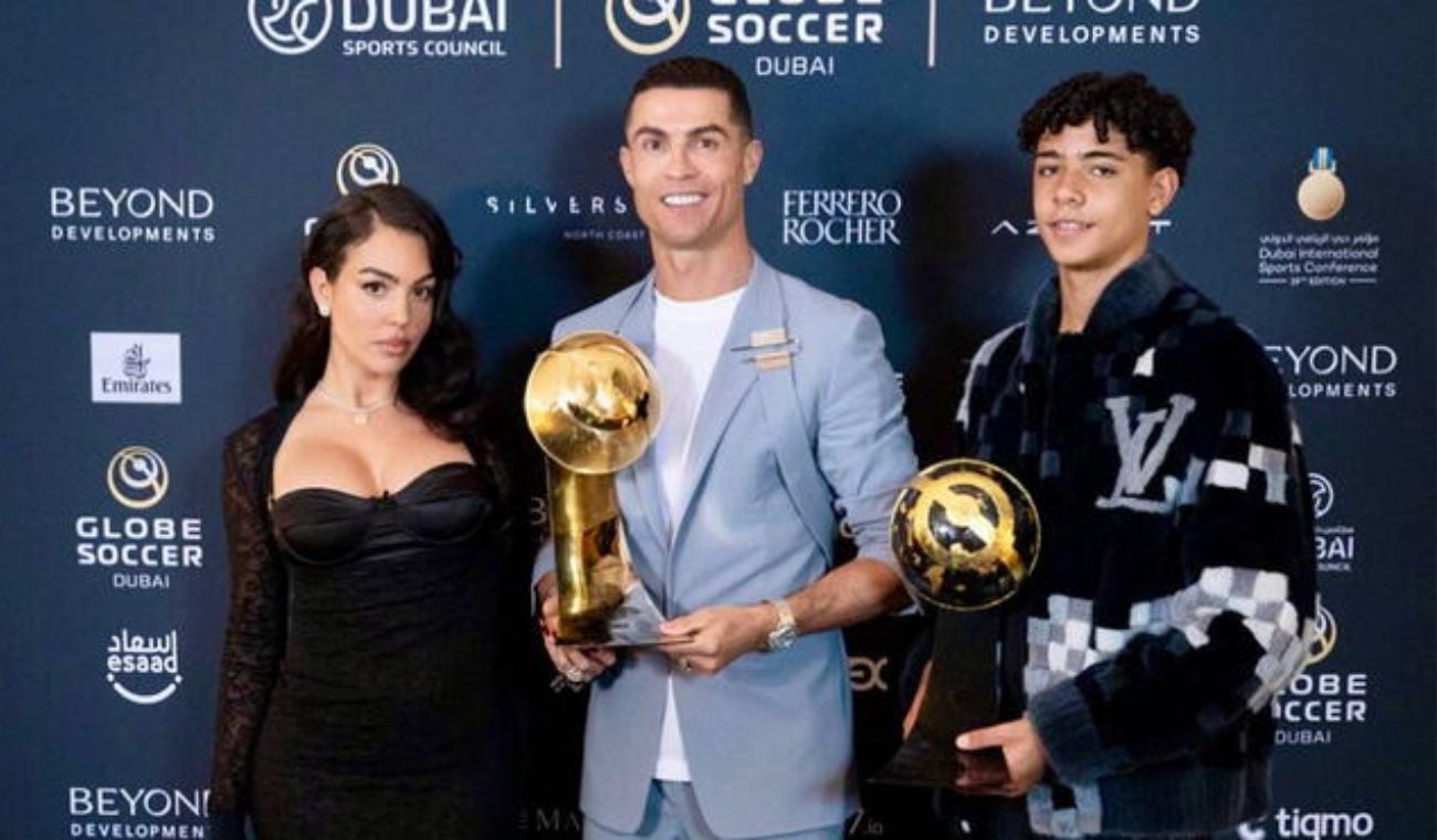 Cristiano Ronaldo y su hijo