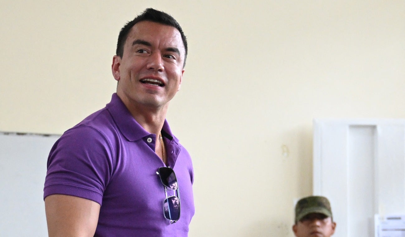 Daniel Noboa, presidente de Ecuador