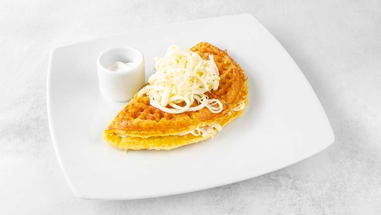Waffle de choclo