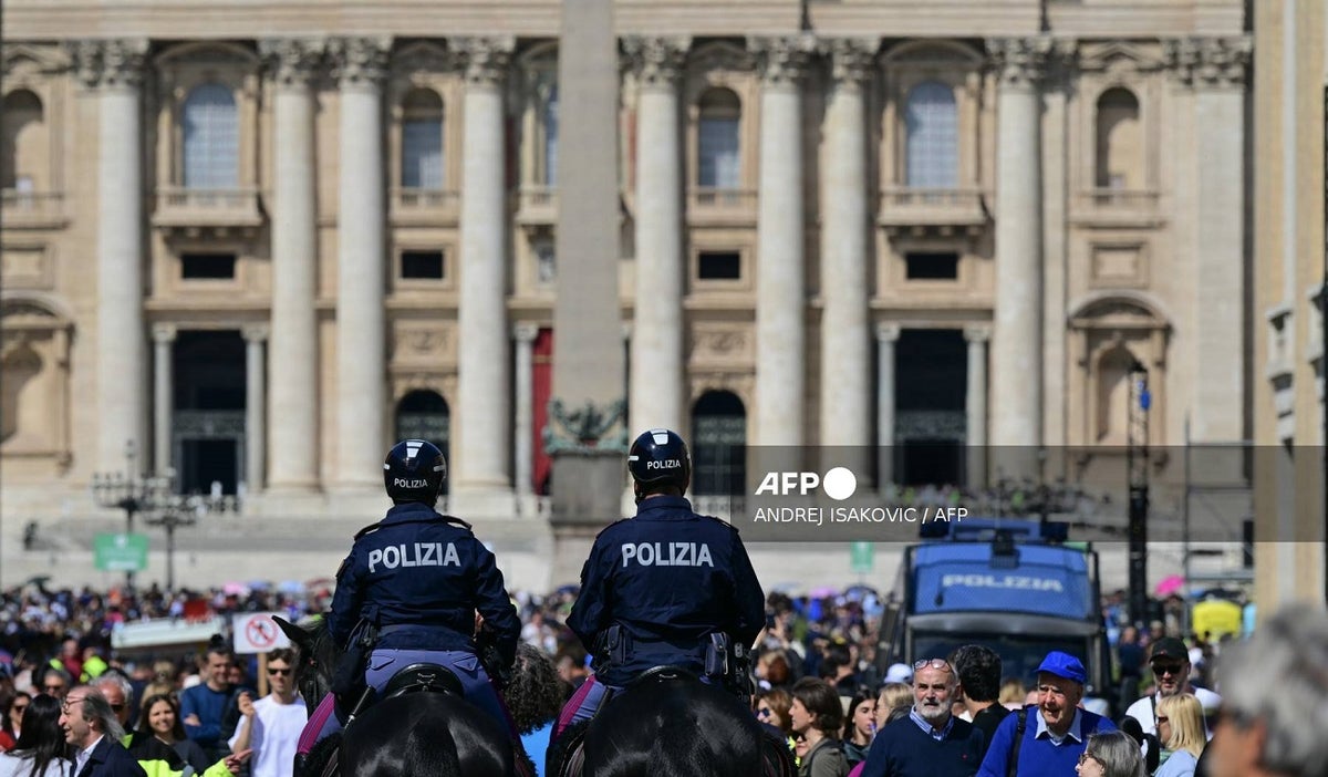 Seguridad en el Vaticano por funeral del papa Francisco