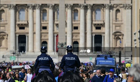 Seguridad en el Vaticano por funeral del papa Francisco