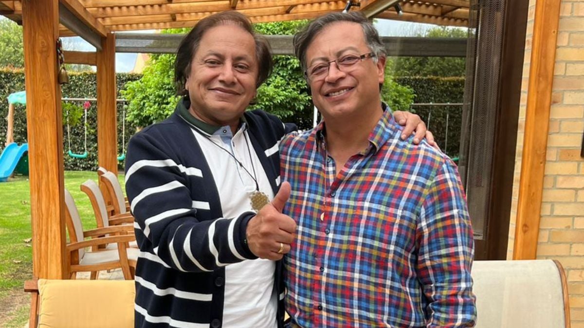 Presidente Gustavo Petro (der) | Juan Fernando Petro | Marzo 2023.